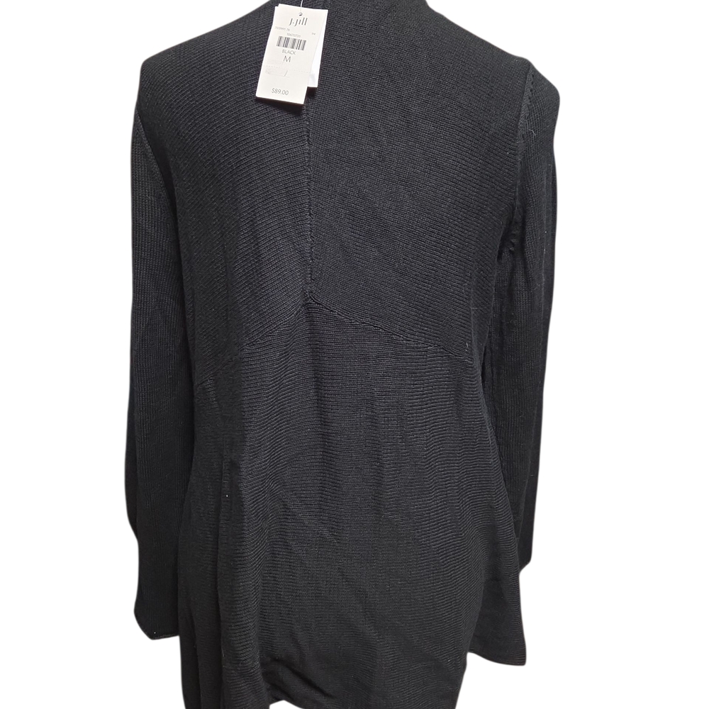 J. Jill  NWT Elegant Black Women's Cardigan - Picture 4 of 7